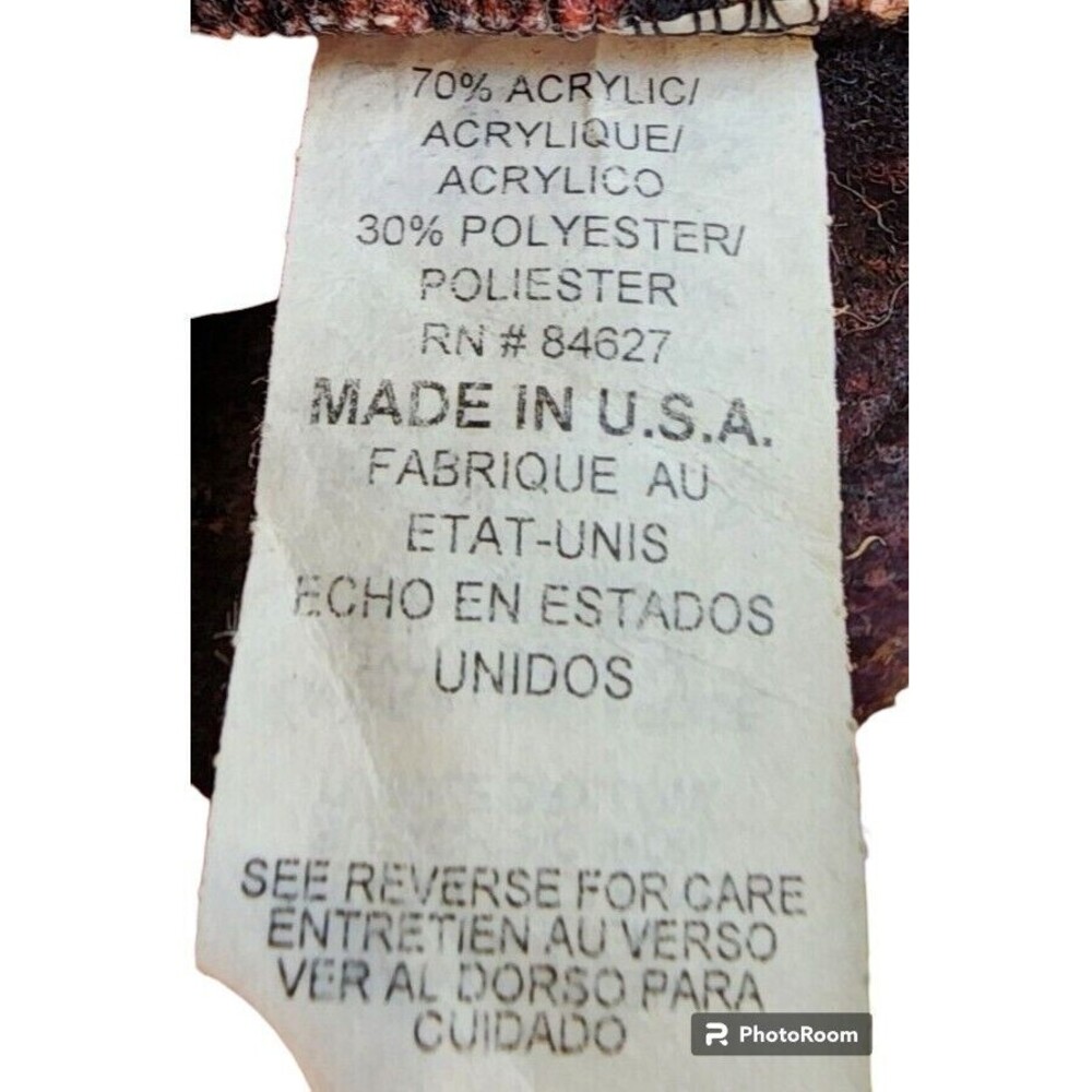 Vintage Aztec Vest Size Large Bear Ridge Outfitters Made in USA - Picture 7 of 8